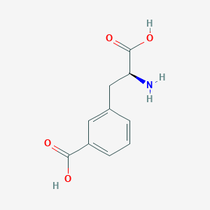 molecular formula C10H11NO4 B13028099 (S)-3-(2-Amino-2-carboxyethyl)benzoic acid 