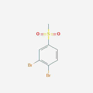 molecular formula C7H6Br2O2S B1302810 1,2-二溴-4-(甲基磺酰基)苯 CAS No. 849035-70-7