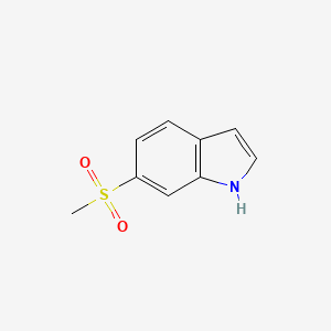 molecular formula C9H9NO2S B1302812 6-(Methylsulfonyl)-1H-indole CAS No. 467461-40-1