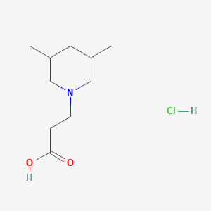 1-Piperidinepropanoicacid,3,5-dimethyl-,hydrochloride