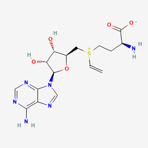 (2S)-2-Amino-4-((((2S,3S,4R,5R)-5-(6-amino-9H-purin-9-yl)-3,4-dihydroxytetrahydrofuran-2-yl)methyl)(vinyl)sulfonio)butanoate