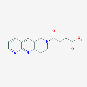 4-(8,9-Dihydropyrido[2,3-b]-1,6-naphthyridin-7(6H)-yl)-4-oxobutanoic acid