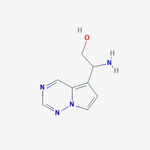 2-Amino-2-(pyrrolo[2,1-f][1,2,4]triazin-5-yl)ethan-1-ol