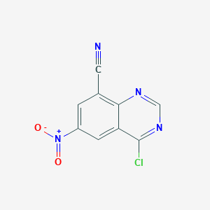 4-Chloro-6-nitroquinazoline-8-carbonitrile