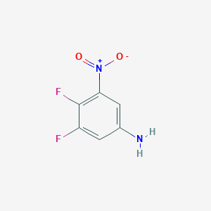 molecular formula C6H4F2N2O2 B13028284 3,4-Difluoro-5-nitroaniline 