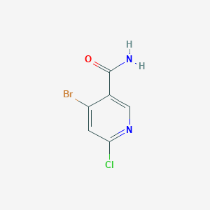 4-Bromo-6-chloronicotinamide