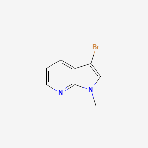 3-bromo-1,4-dimethyl-1H-pyrrolo[2,3-b]pyridine