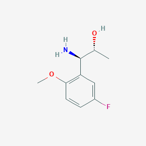 (1R,2R)-1-Amino-1-(5-fluoro-2-methoxyphenyl)propan-2-OL