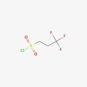 molecular formula C3H4ClF3O2S B1302844 3,3,3-Trifluoropropane-1-sulfonyl chloride CAS No. 845866-80-0