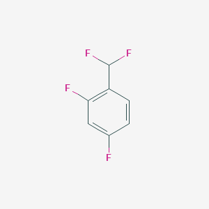 molecular formula C7H4F4 B1302845 1-(Difluoromethyl)-2,4-difluorobenzene CAS No. 845866-84-4