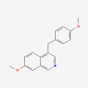 7-Methoxy-4-(4-methoxybenzyl)isoquinoline