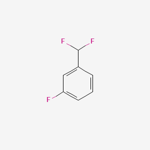 molecular formula C7H5F3 B1302846 1-(Difluoromethyl)-3-fluorobenzene CAS No. 26029-52-7