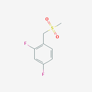 molecular formula C8H8F2O2S B13028530 2,4-Difluorobenzylmethylsulfone 