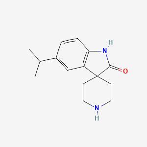 molecular formula C15H20N2O B13028532 5-Isopropylspiro[indoline-3,4'-piperidin]-2-one 