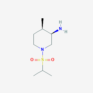 (3R,4R)-1-(Isopropylsulfonyl)-4-methylpiperidin-3-amine