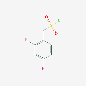 molecular formula C7H5ClF2O2S B1302855 (2,4-二氟苯基)甲磺酰氯 CAS No. 179524-68-6