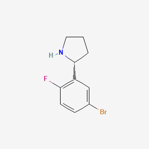 (R)-2-(5-Bromo-2-fluorophenyl)pyrrolidine