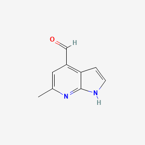 6-methyl-1H-pyrrolo[2,3-b]pyridine-4-carbaldehyde