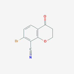 7-Bromo-4-oxochroman-8-carbonitrile