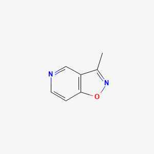 molecular formula C7H6N2O B13028614 3-Methyl-isoxazolo[4,5-C]pyridine CAS No. 58315-19-8