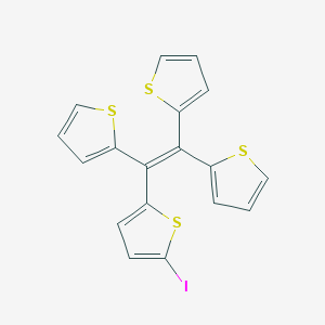 2,2',2''-(2-(5-Iodothiophen-2-yl)ethene-1,1,2-triyl)trithiophene