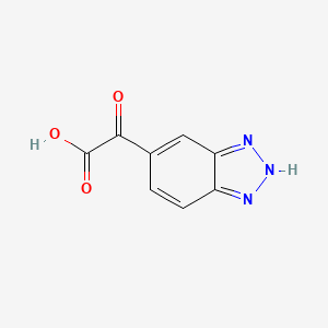 2-(1H-Benzo[d][1,2,3]triazol-6-yl)-2-oxoacetic acid