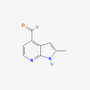 2-methyl-1H-pyrrolo[2,3-b]pyridine-4-carbaldehyde