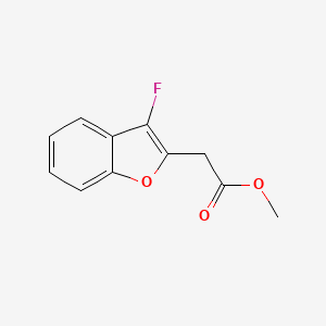 Methyl 2-(3-fluorobenzofuran-2-YL)acetate