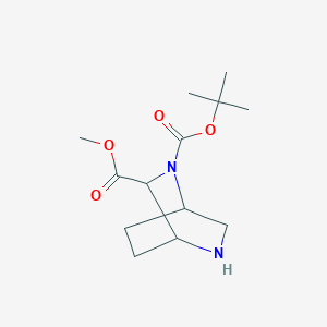 2-O-tert-butyl 3-O-methyl 2,5-diazabicyclo[2.2.2]octane-2,3-dicarboxylate