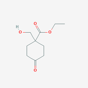 Ethyl 1-(hydroxymethyl)-4-oxocyclohexanecarboxylate