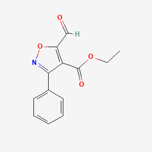 Ethyl 5-formyl-3-phenylisoxazole-4-carboxylate