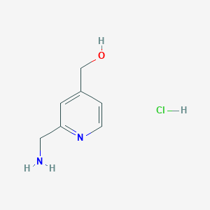 (2-(Aminomethyl)pyridin-4-yl)methanolhydrochloride