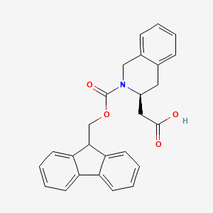 molecular formula C26H23NO4 B1302876 Fmoc-(S)-2-tetrahydroisoquinoline acetic acid CAS No. 270062-99-2
