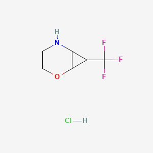 7-(Trifluoromethyl)-2-oxa-5-azabicyclo[4.1.0]heptane hydrochloride