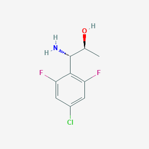 (1S,2S)-1-Amino-1-(4-chloro-2,6-difluorophenyl)propan-2-OL