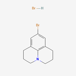 9-Bromo-1,2,3,5,6,7-hexahydropyrido[3,2,1-ij]quinoline hydrobromide