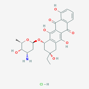 molecular formula C26H30ClNO9 B13028877 13-DeoxycarminomycinHCl 