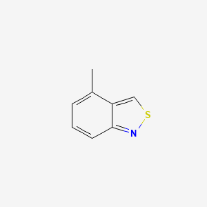 molecular formula C8H7NS B13028944 4-Methylbenzo[c]isothiazole 