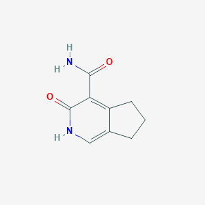 3-Oxo-3,5,6,7-tetrahydro-2H-cyclopenta[c]pyridine-4-carboxamide