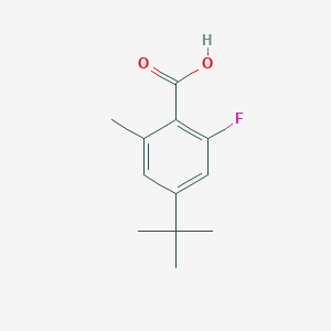 4-(Tert-butyl)-2-fluoro-6-methylbenzoic acid