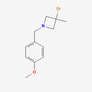 3-Bromo-1-(4-methoxybenzyl)-3-methylazetidine