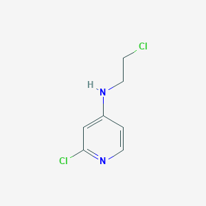 molecular formula C7H8Cl2N2 B13028999 2-Chloro-N-(2-chloroethyl)pyridin-4-amine 