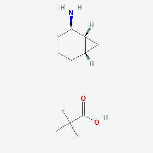 (1R,2R,6S)-rel-Bicyclo[4.1.0]heptan-2-aminepivalate