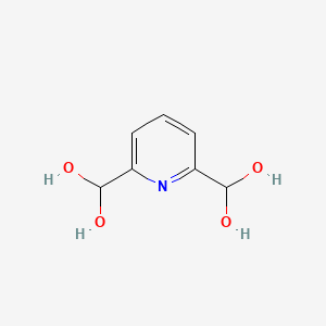 molecular formula C7H9NO4 B13029004 Pyridine-2,6-diyldimethanediol 