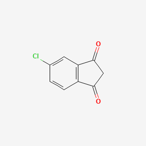 molecular formula C9H5ClO2 B13029056 5-Chloro-1H-indene-1,3(2H)-dione 