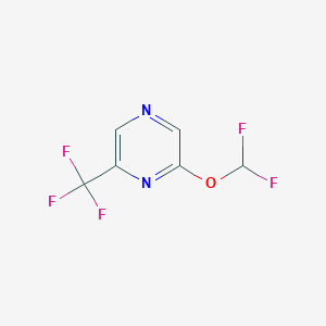 2-(Difluoromethoxy)-6-(trifluoromethyl)pyrazine