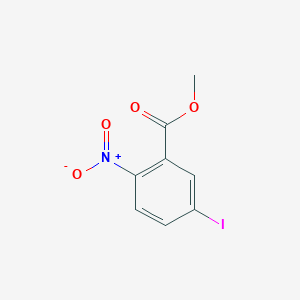 molecular formula C8H6INO4 B13029152 Methyl 5-iodo-2-nitrobenzoate 