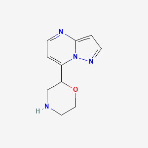 2-Pyrazolo[1,5-a]pyrimidin-7-ylmorpholine