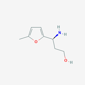 (3S)-3-Amino-3-(5-methyl(2-furyl))propan-1-OL