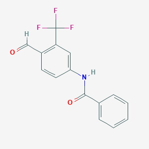 N-(4-Formyl-3-(trifluoromethyl)phenyl)benzamide